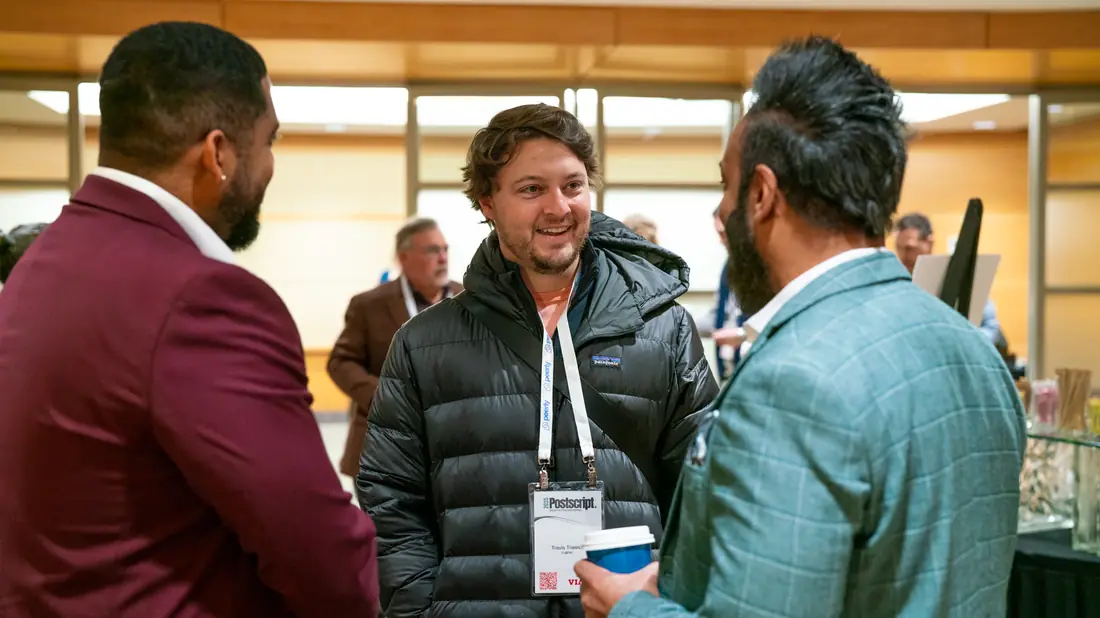 Talking with people at Postscript