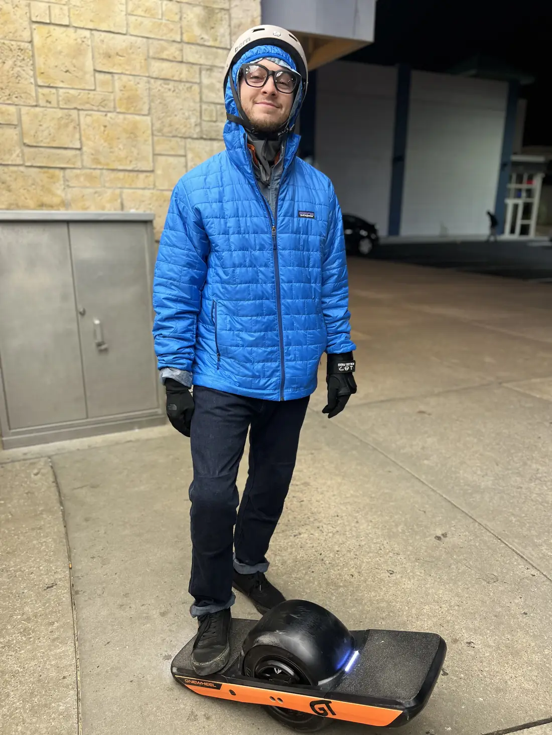 Onewheel in the snow