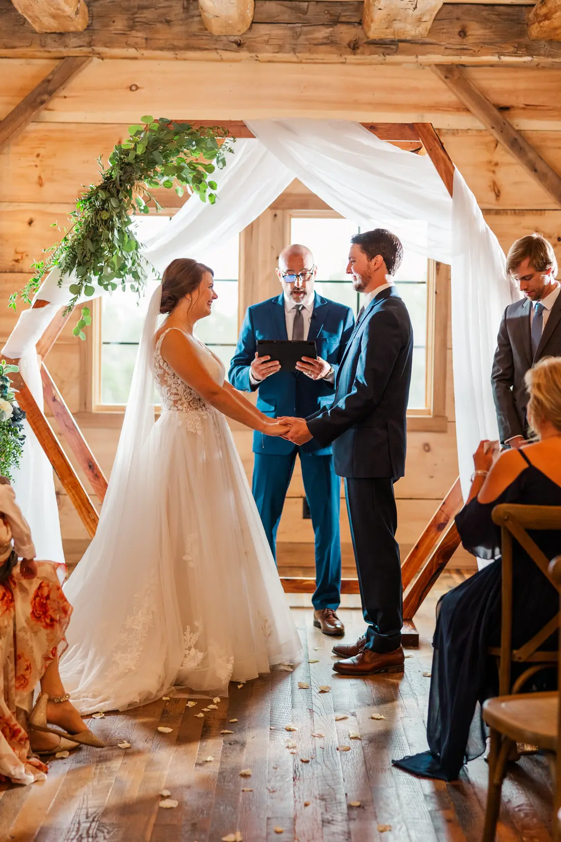 At the ceremony