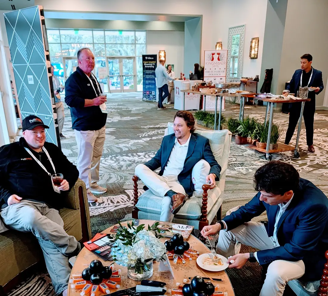 The lounge at the Pollies